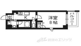 クリスタルグランツ京都御所北間取り図面