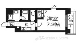 クリスタルグランツ京都御所北間取り図面