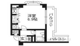 スカイノブレ京都四条大宮間取り図面