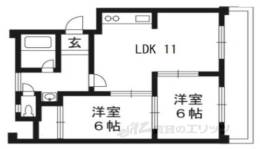 西大路ハイツ間取り図面