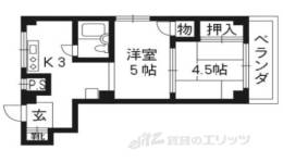カーサ高辻間取り図面