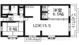 ウエストヴィレッジ弐番館間取り図面