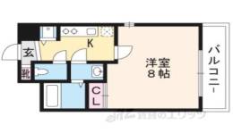 グランコスモ出町柳間取り図面