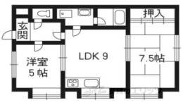 シャルム円山間取り図面