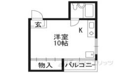 ホワイトハイツ京都間取り図面