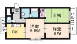 エクシード西大津間取り図面
