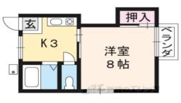 ハイツニシムラII間取り図面