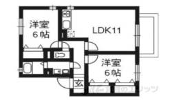 アドラブール岩井間取り図面