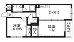 ベルヌーブ森神２間取り図面