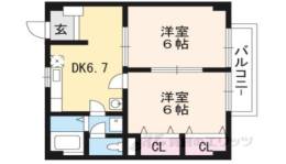 シャトーアオキ間取り図面