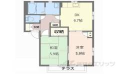 エトワール祝園間取り図面