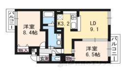 ベルヌーブ森神３間取り図面