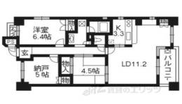 ライオンズマンション烏丸通間取り図面