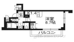 プレサンス京大東間取り図面