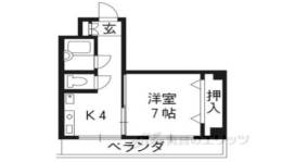 ロマネスク京都丹波口間取り図面