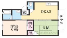 パティオインＣ棟間取り図面