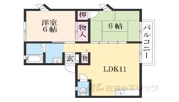 パティオインＣ棟間取り図面