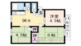 アルカディア大津間取り図面