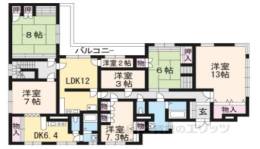 アビーロード北白川間取り図面