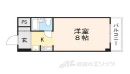 チコーベルメゾン札ノ辻１間取り図面