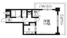 ヴィヴァーチェ四条大宮間取り図面