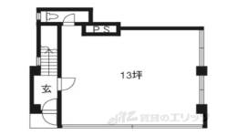 第２３長栄京米ビルマンション（テナント）間取り図面