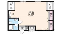 レッドボールコート上鳥羽間取り図面