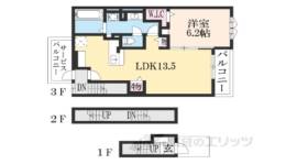 シャルマンフルール１間取り図面