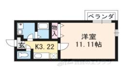 マーベラス椥辻間取り図面