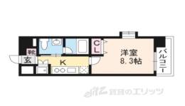ベラジオ烏丸三条間取り図面