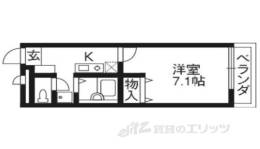 プレジール山科間取り図面