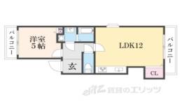 グリシーヌ京町間取り図面