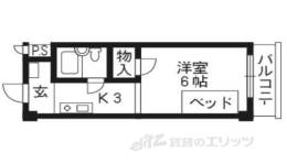 プェネリジェール西五条間取り図面