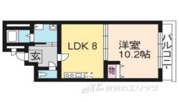 メゾンドプルミエ御所南間取り図面