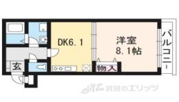 メゾンドプルミエ御所南間取り図面
