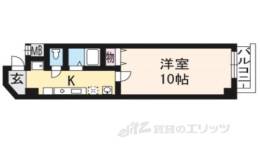 エレガント鴨川Ａ棟間取り図面