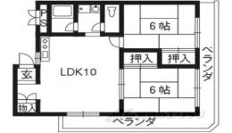ハイツ西裏間取り図面