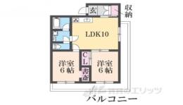 ハイツ西裏間取り図面