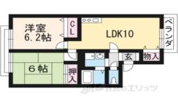 カサフレスコ１間取り図面