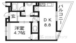 コンポーゼ河原町間取り図面