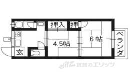 北山田荘間取り図面
