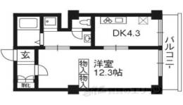 ケイハンシティセカンドビル間取り図面