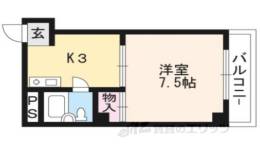 コスモハイツ千本間取り図面