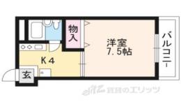 コスモハイツ千本間取り図面
