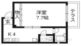 ポケットコート頭町間取り図面