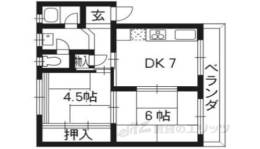 梅ノ宮ハイツ間取り図面