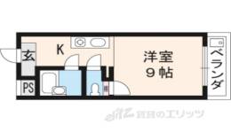 ハイツ嵯峨野間取り図面