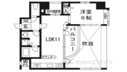 メロディーハイム二条城間取り図面