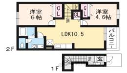 サンパティークＡ棟間取り図面