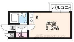 グランシャリオ嵯峨野１間取り図面
